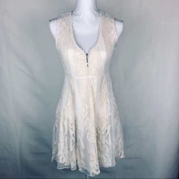 Shyanne Dresses & Skirts - Shyanne country dress lace knit rustic white cream